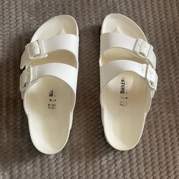 Birkenstock Arizona Eva White Sandals Size 37 - Picture 3 of 4